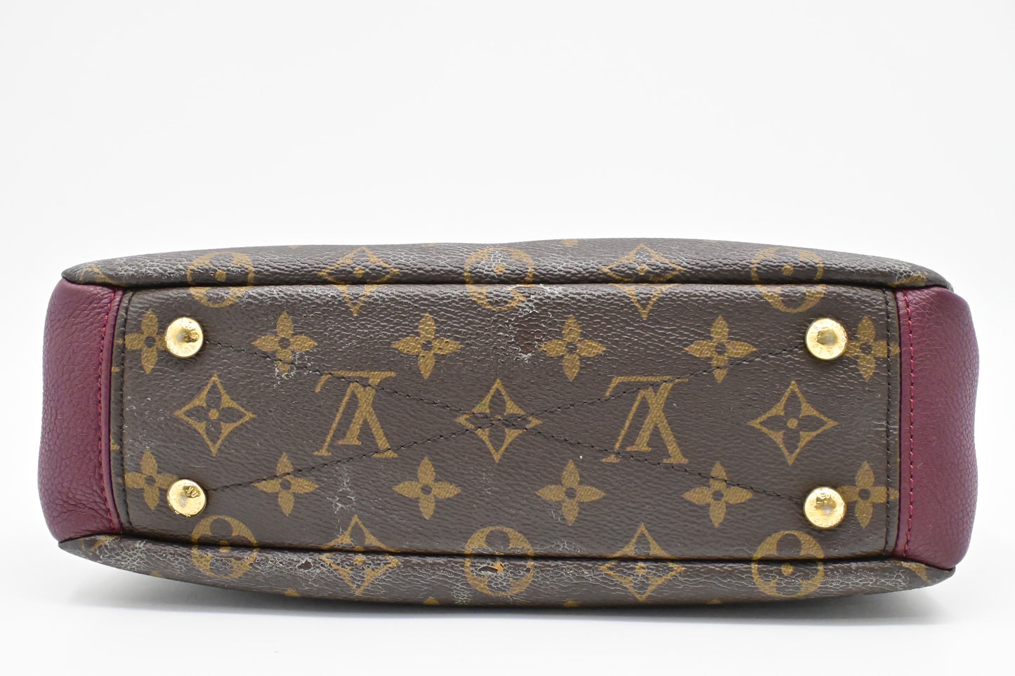 Louis Vuitton Pallas BB in Monogram Canvas & Raisin Leather
