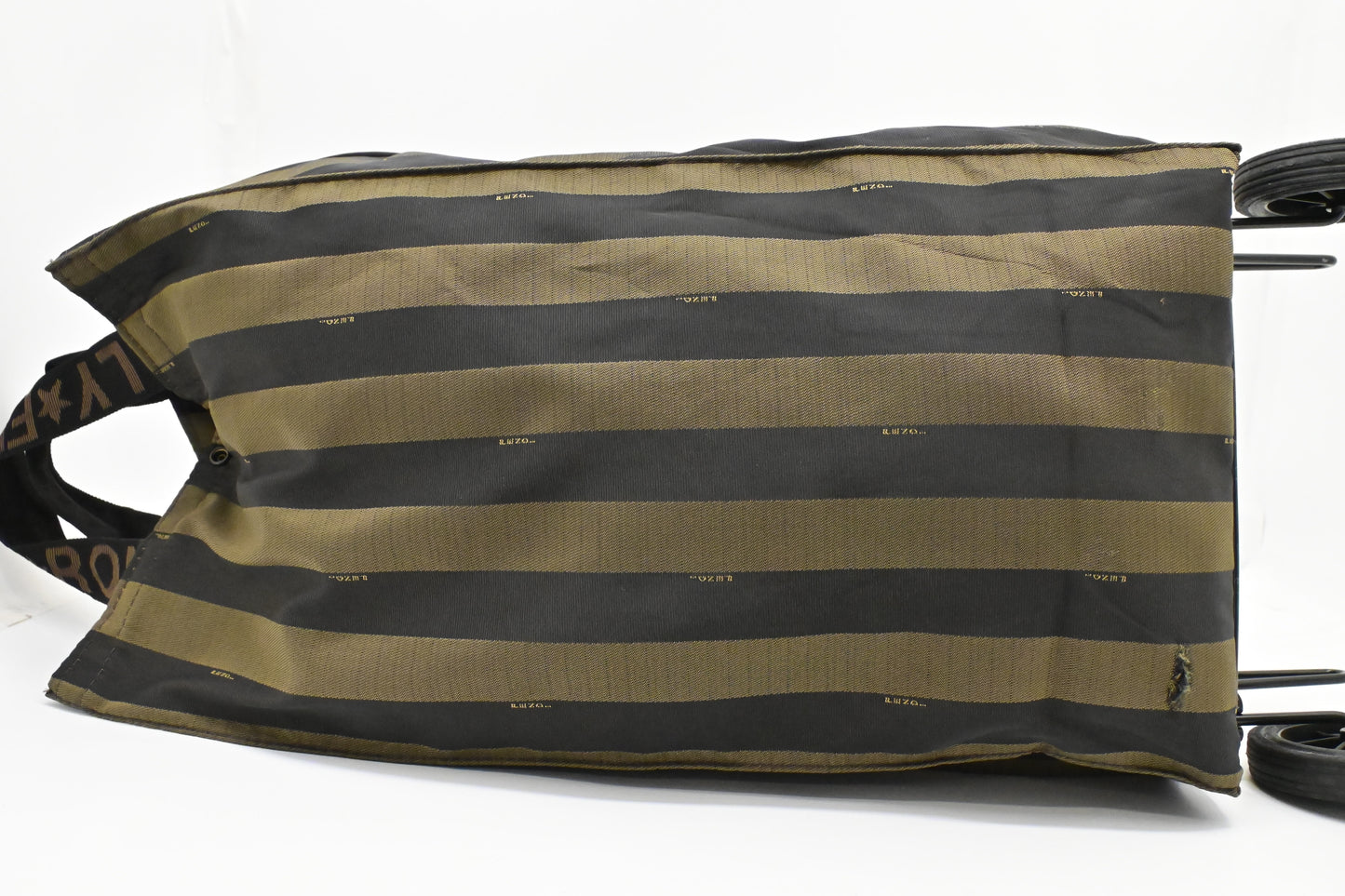 Fendi Foldable Jolly Trailer Bag in Pequin Canvas
