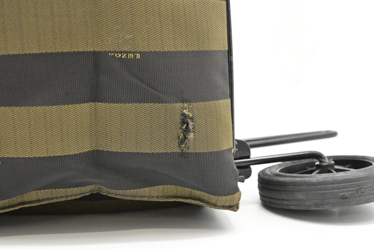 Fendi Foldable Jolly Trailer Bag in Pequin Canvas