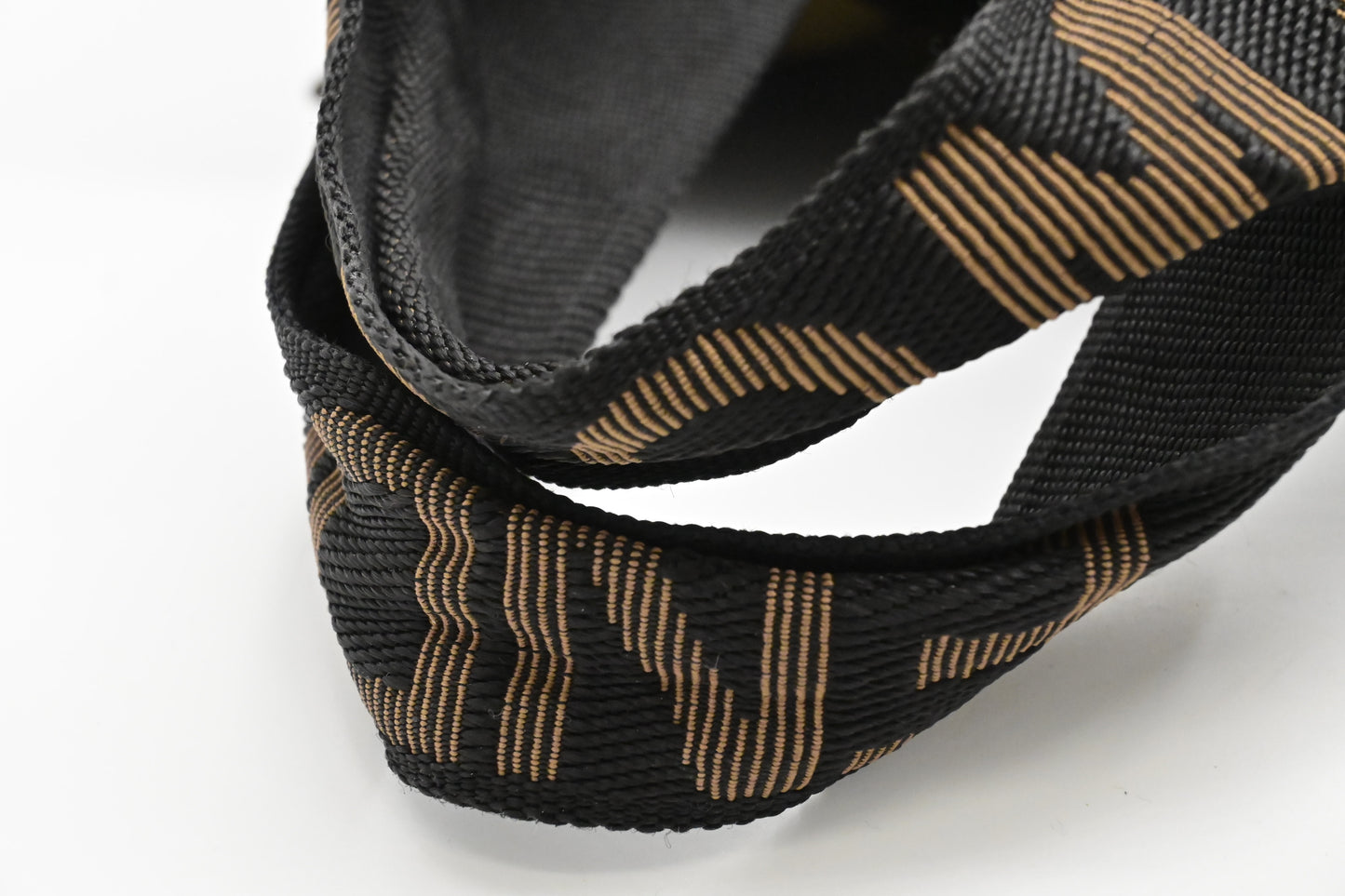 Fendi Foldable Jolly Trailer Bag in Pequin Canvas