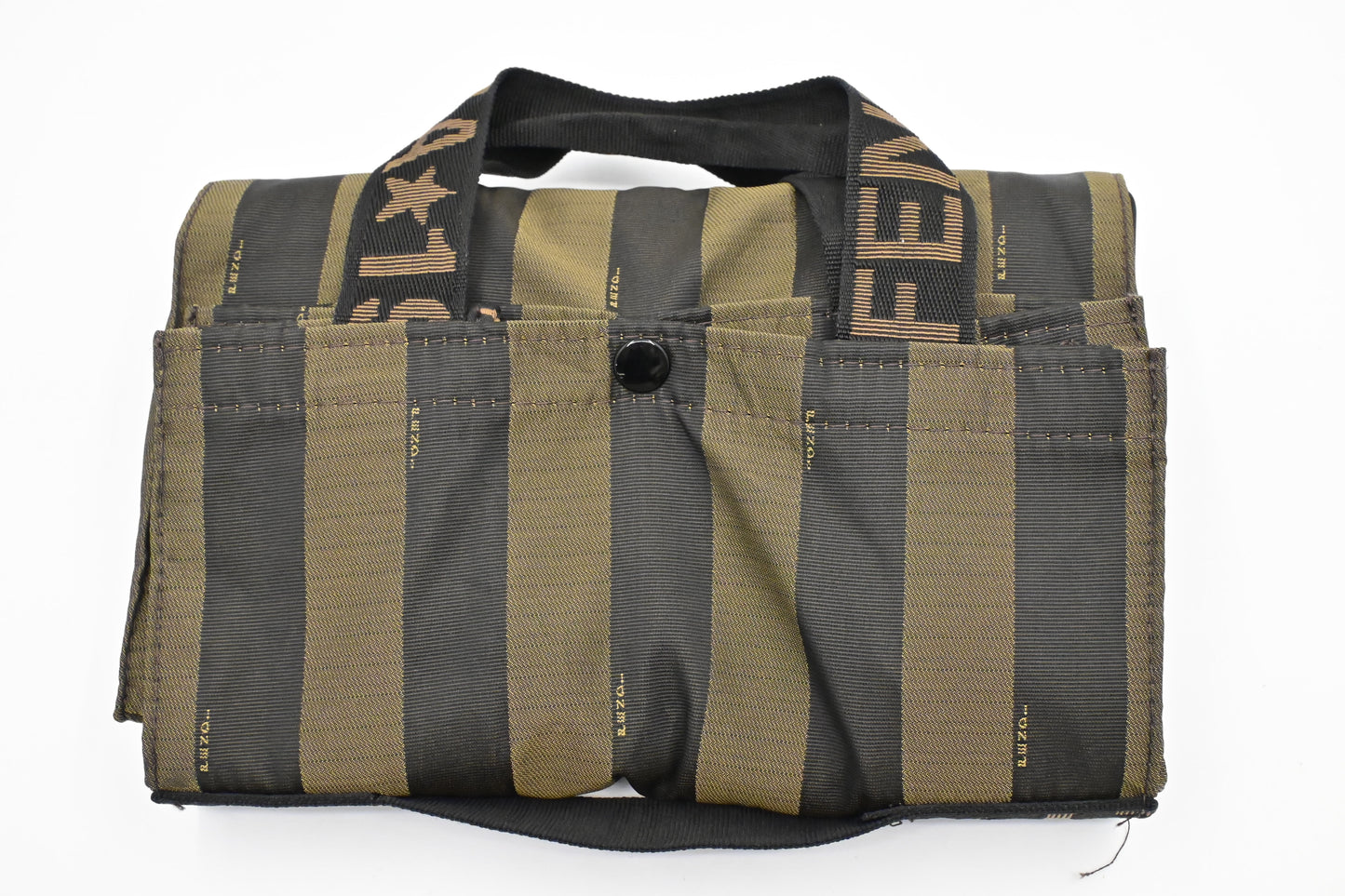 Fendi Foldable Jolly Trailer Bag in Pequin Canvas