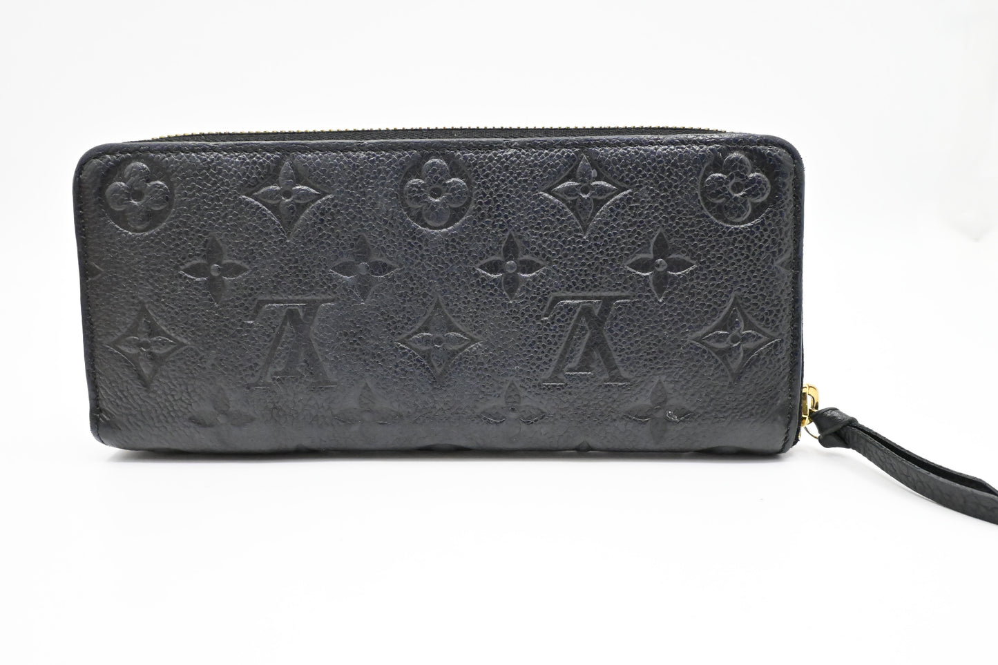 Louis Vuitton Clemence Wallet in Noir Empreinte Leather