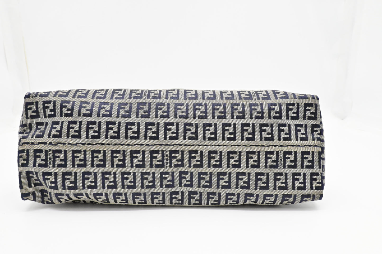 Fendi Shoulder Bag in Navy Blue Zucchino Canvas