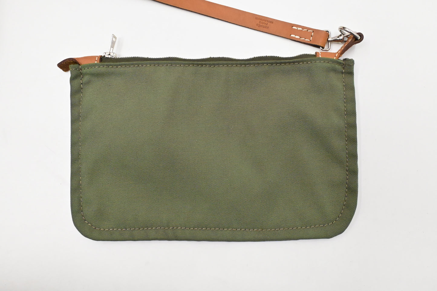 Hermes Fourre Tout de Cavalier in Orange Canvas