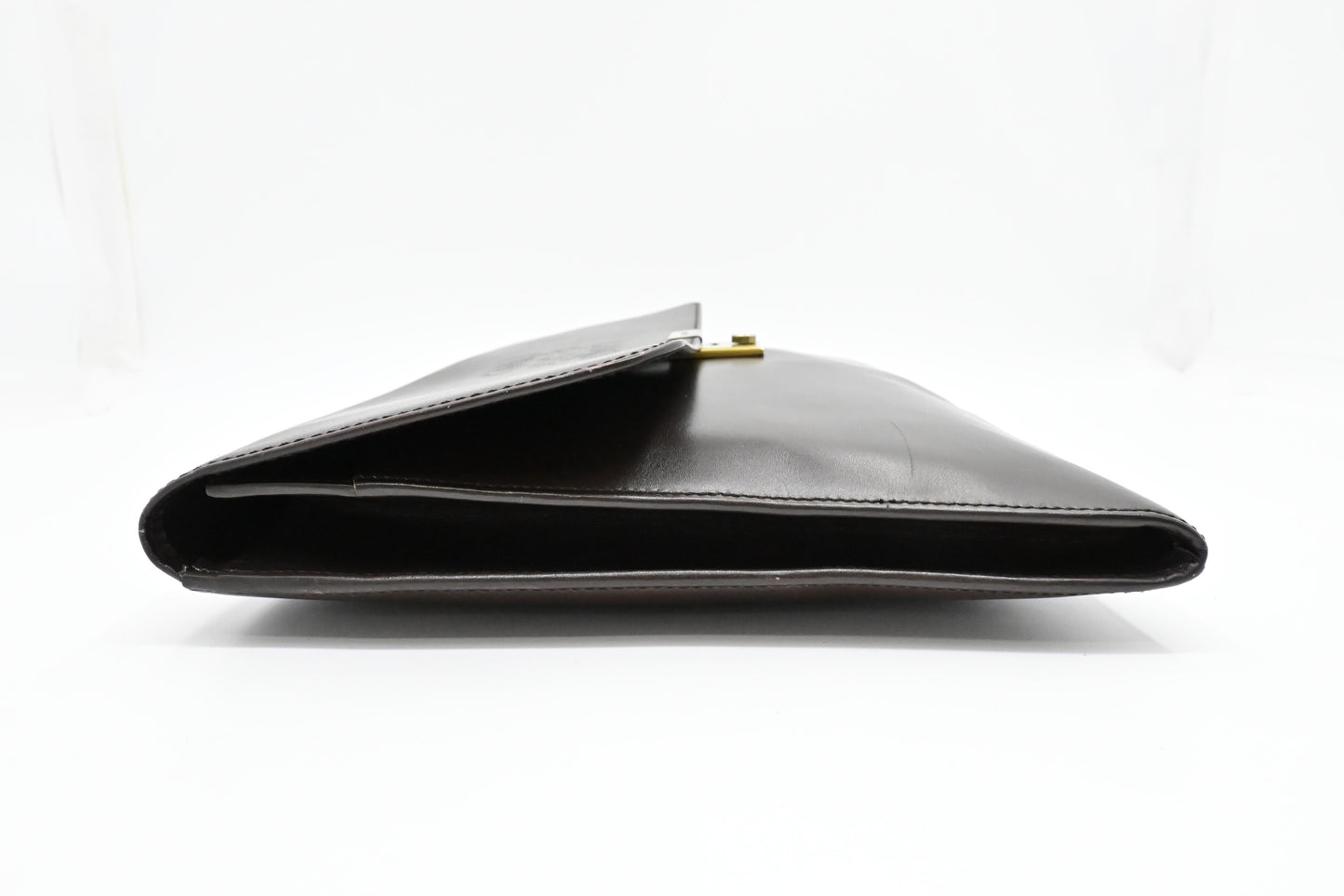 Loewe Document Case in Maroon Leather
