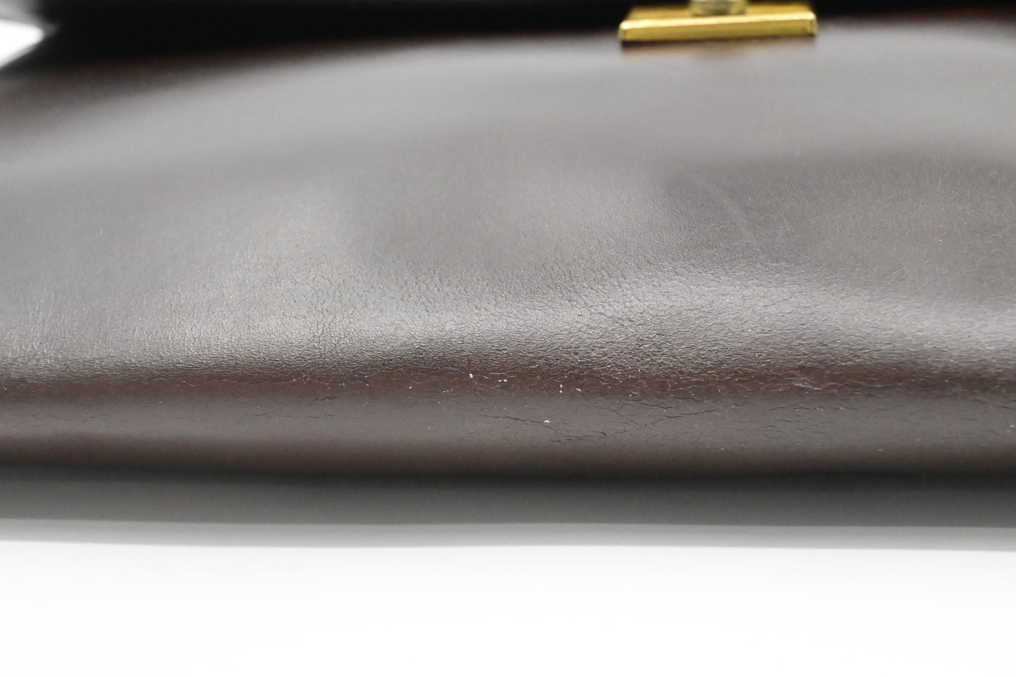 Loewe Document Case in Maroon Leather