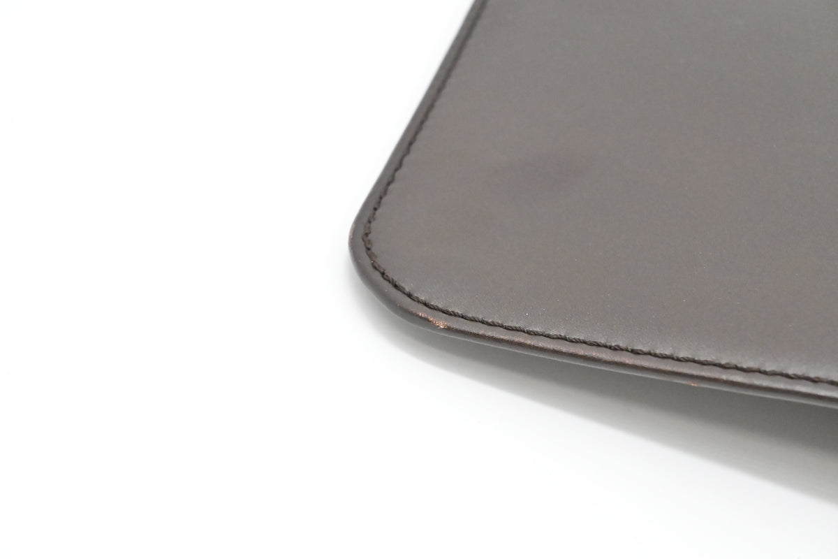 Loewe Document Case in Maroon Leather
