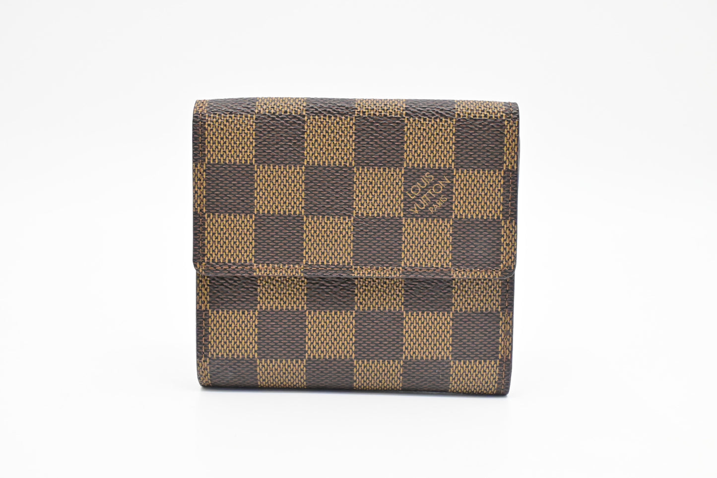 Louis Vuitton Elise Wallet in Damier Ebene Canvas