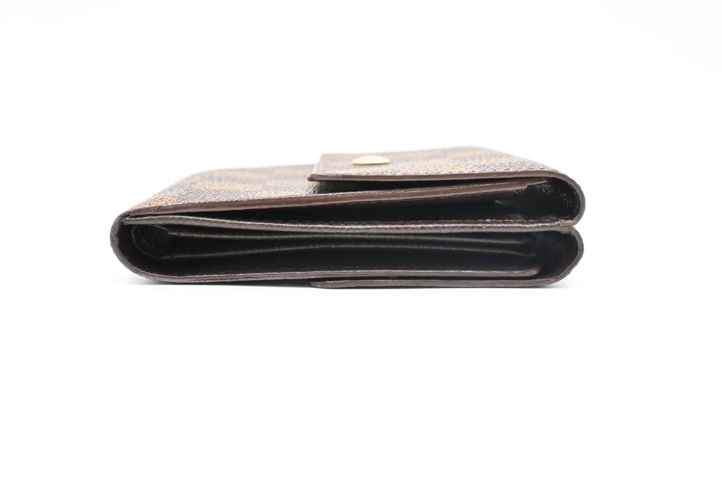 Louis Vuitton Elise Wallet in Damier Ebene Canvas