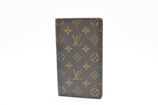 Louis Vuitton Vertical Bifold Wallet in Monogram Canvas