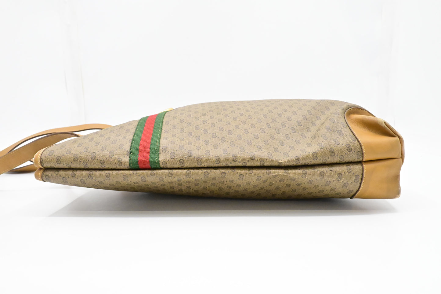 Gucci Sherry Line Tote in Brown Micro GG Supreme Canvas