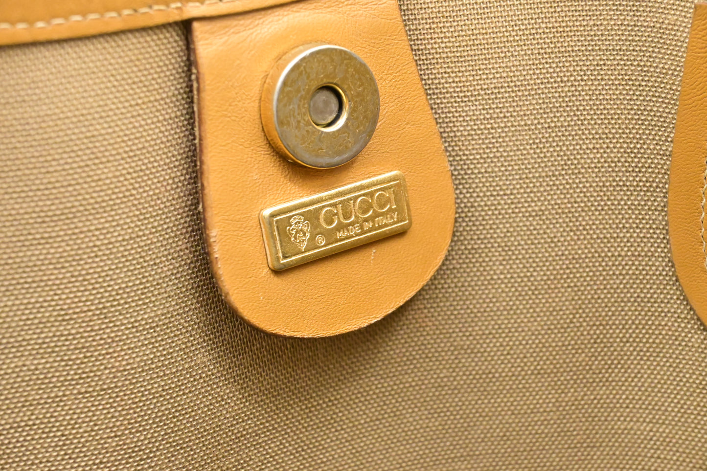 Gucci Sherry Line Tote in Brown Micro GG Supreme Canvas
