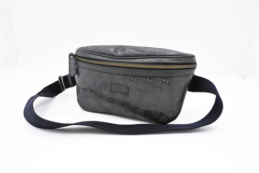 Gucci Bumbag in Black Imprime Canvas