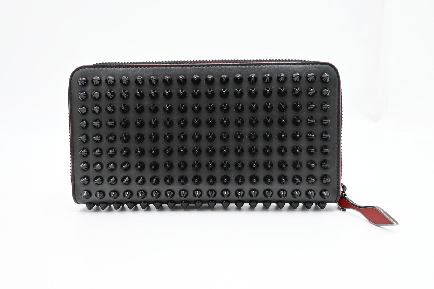 Louboutin Panettone Wallet in Black Leather