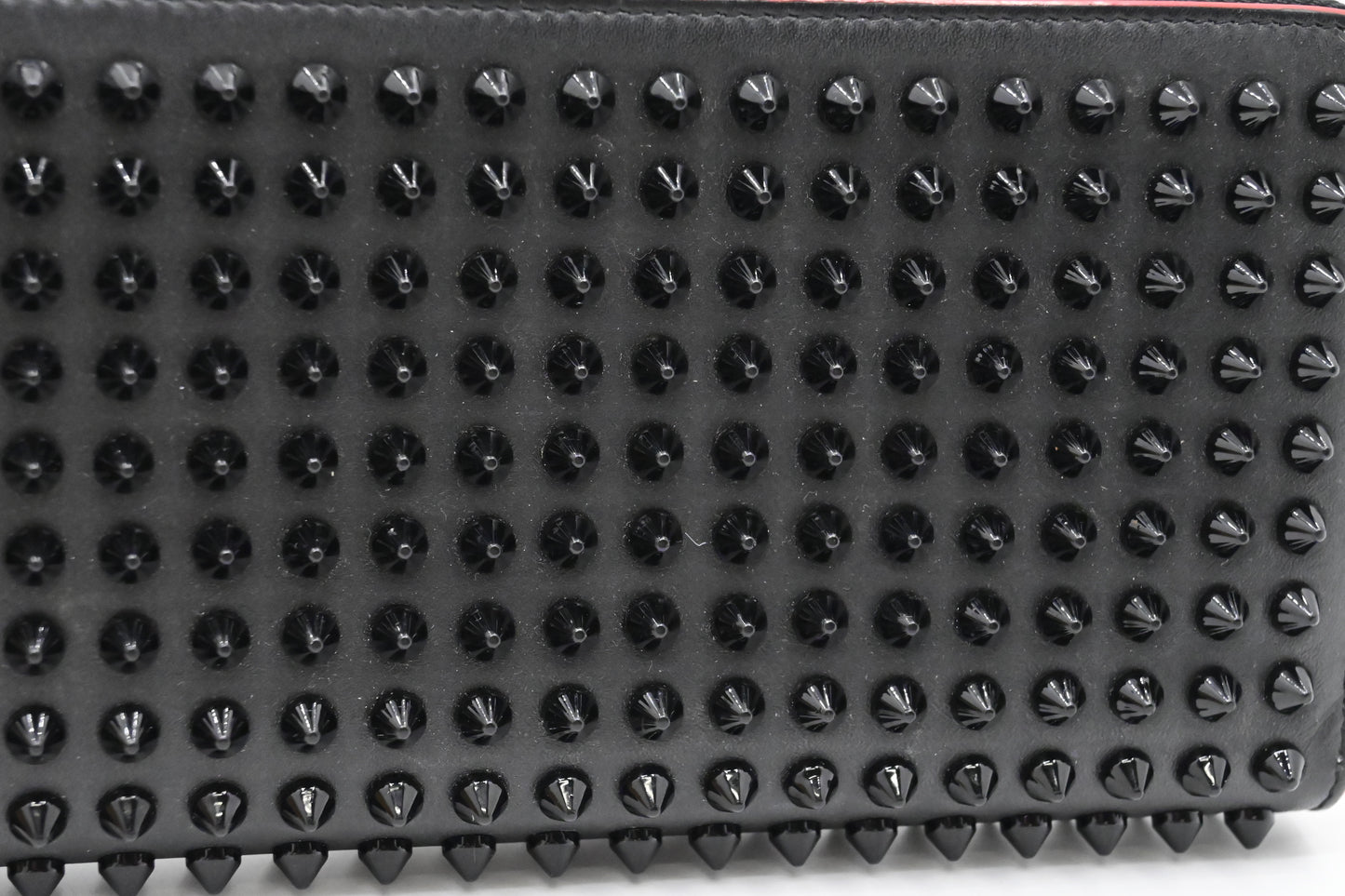 Louboutin Panettone Wallet in Black Leather