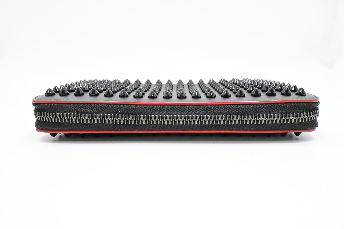 Louboutin Panettone Wallet in Black Leather