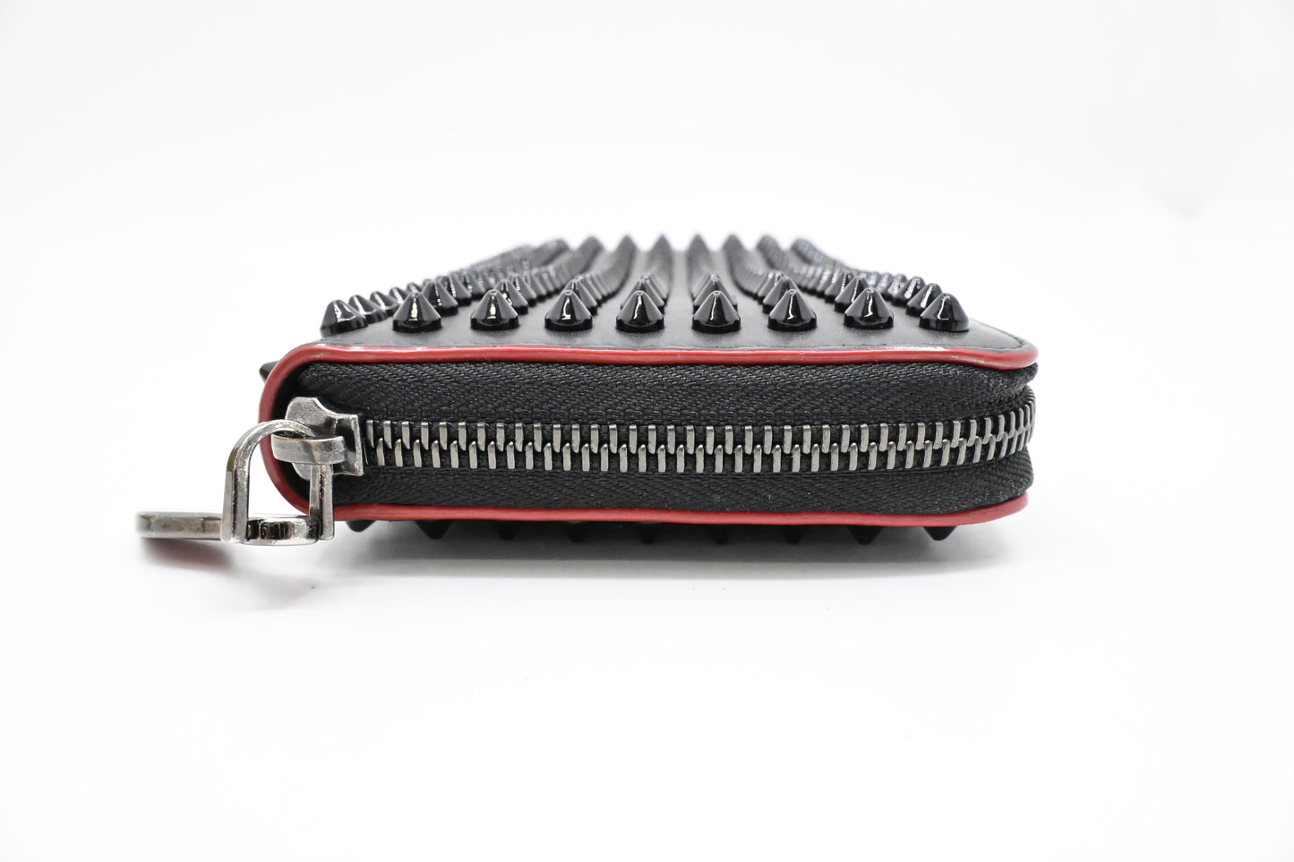 Louboutin Panettone Wallet in Black Leather