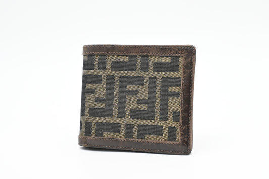 Fendi Bifold Wallet in Zucca Canvas