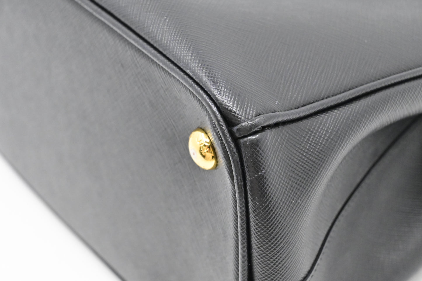 Prada Small Galleria in Black Saffiano Leather