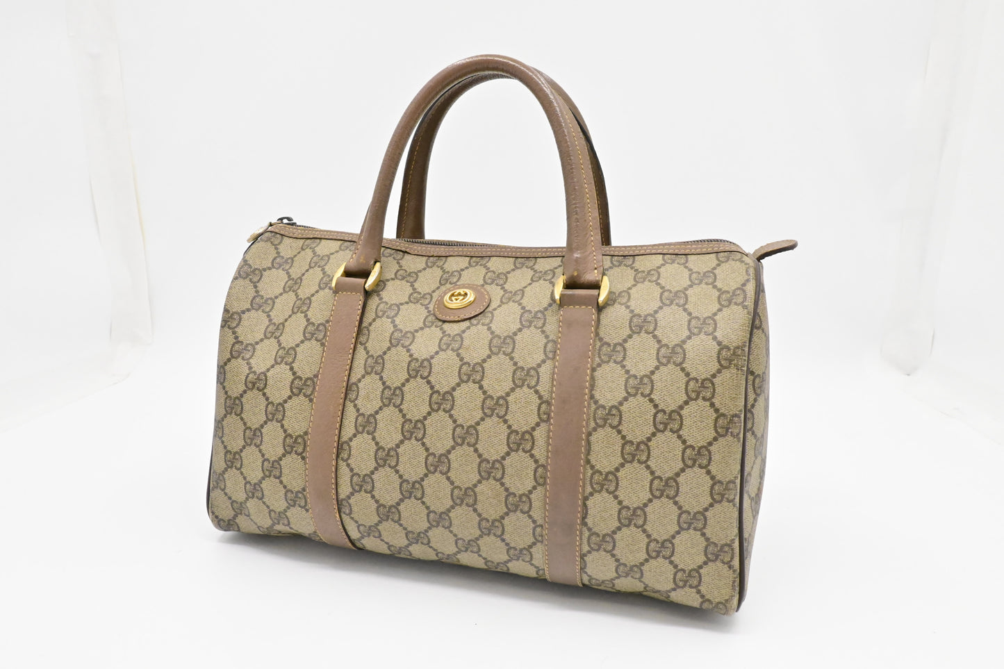 Gucci Boston Bag in GG Supreme Canvas