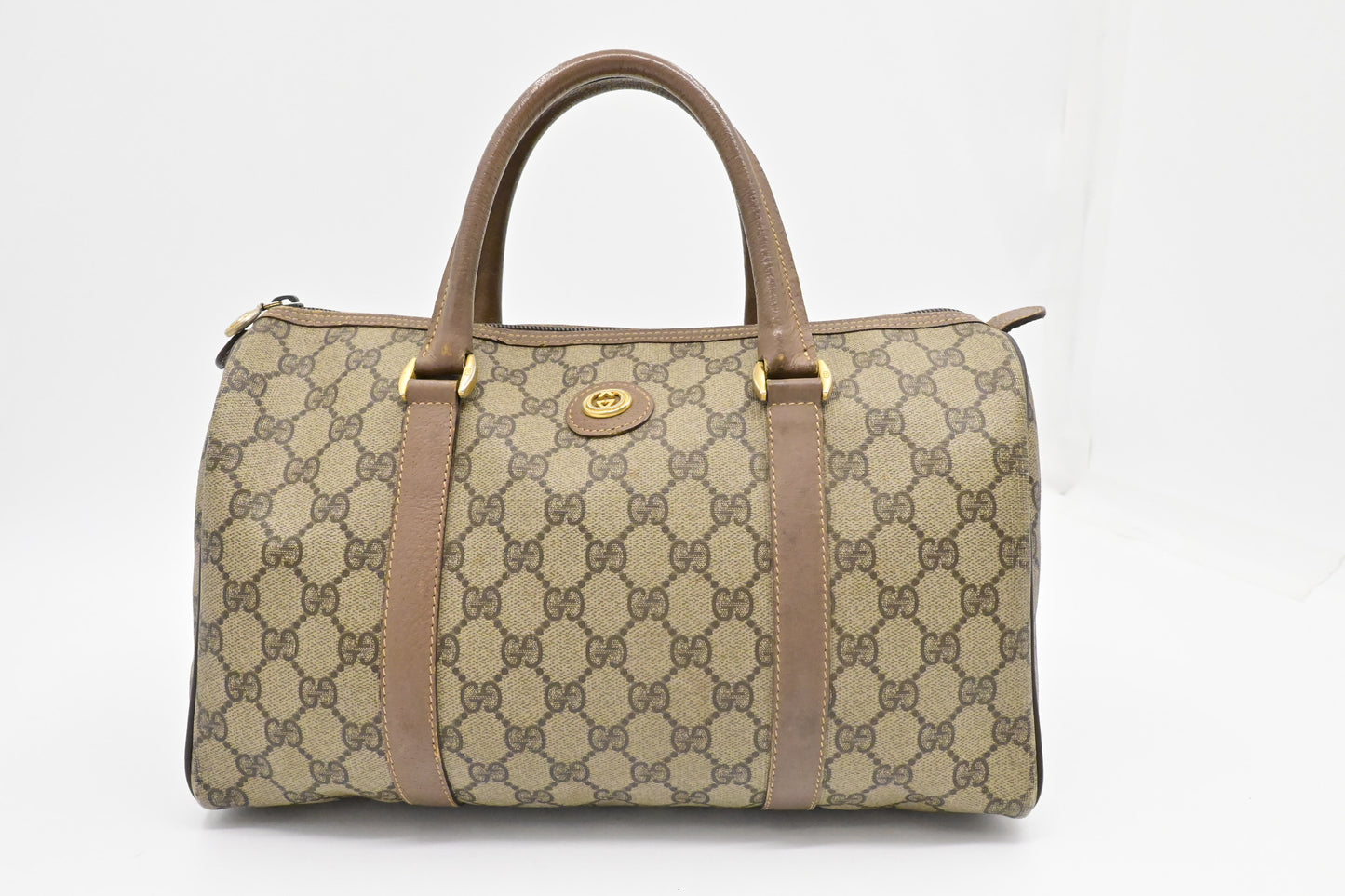 Gucci Boston Bag in GG Supreme Canvas