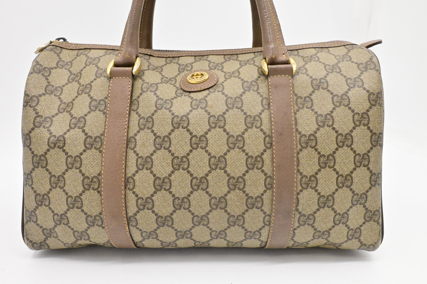 Gucci Boston Bag in GG Supreme Canvas