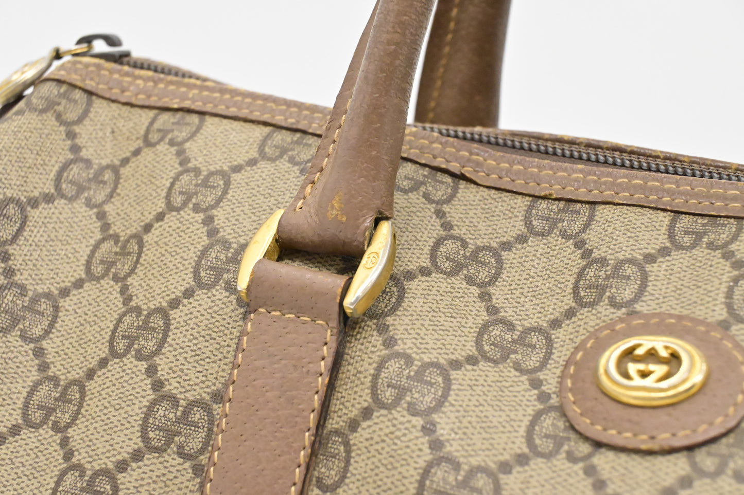 Gucci Boston Bag in GG Supreme Canvas