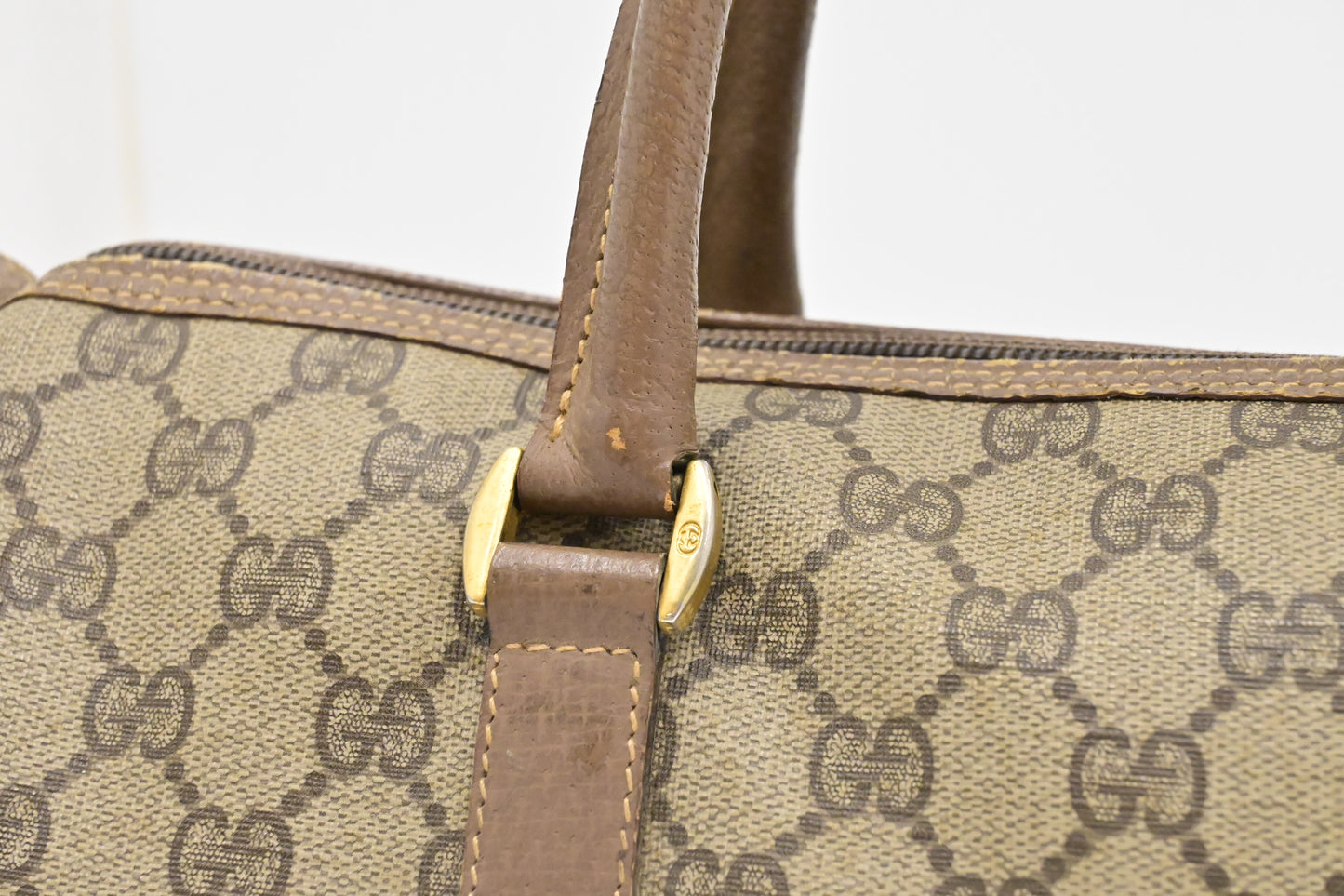 Gucci Boston Bag in GG Supreme Canvas