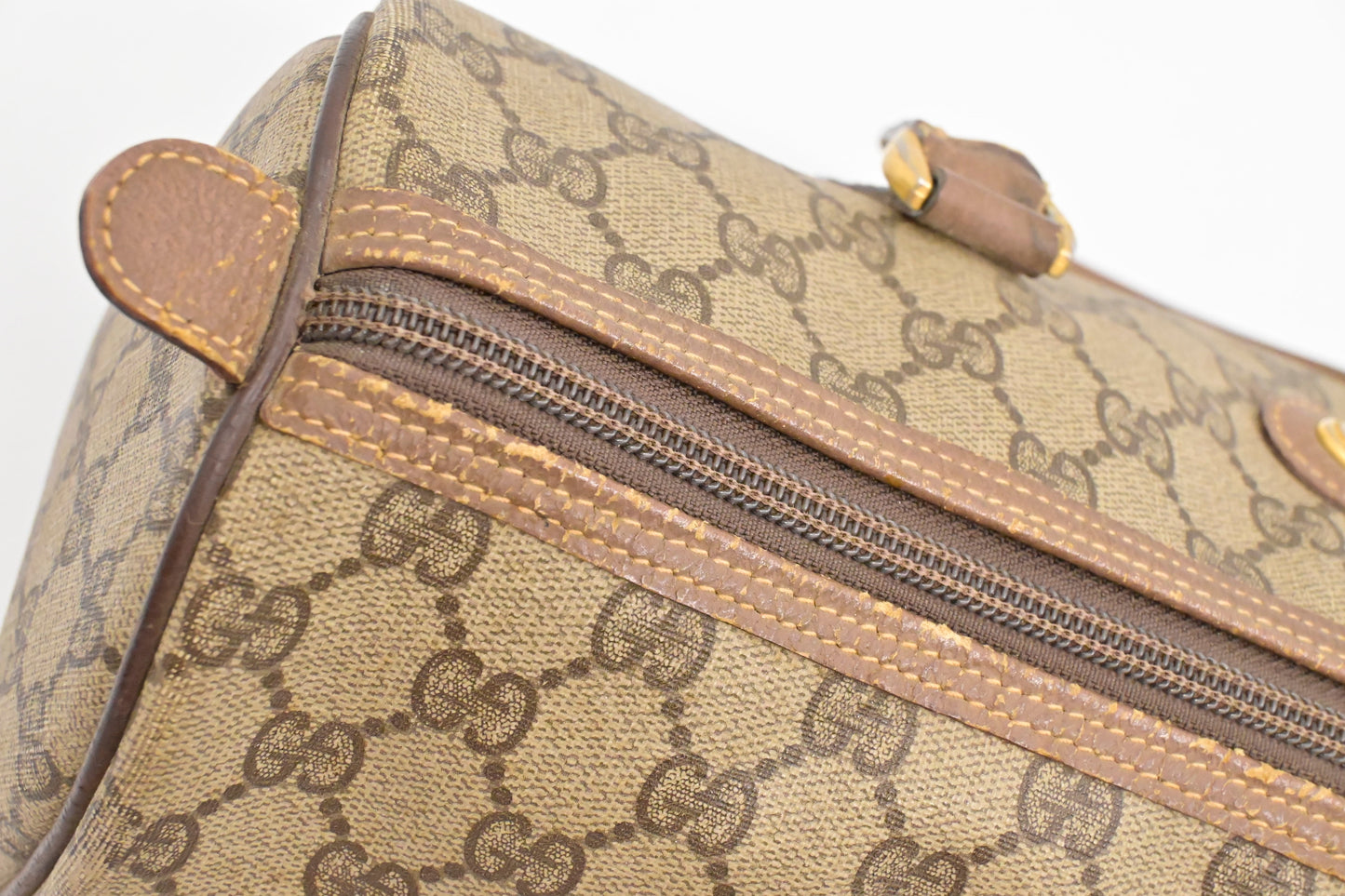 Gucci Boston Bag in GG Supreme Canvas