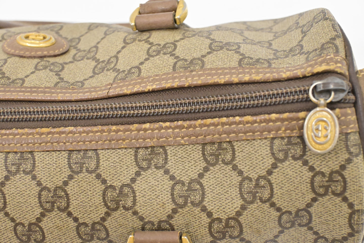 Gucci Boston Bag in GG Supreme Canvas