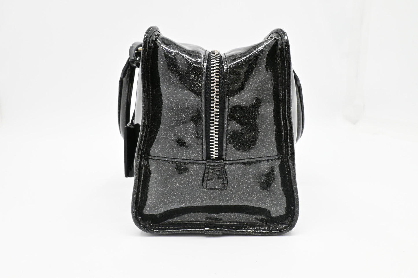 Loewe Amazona in Glittered Dark Green Patent Leather