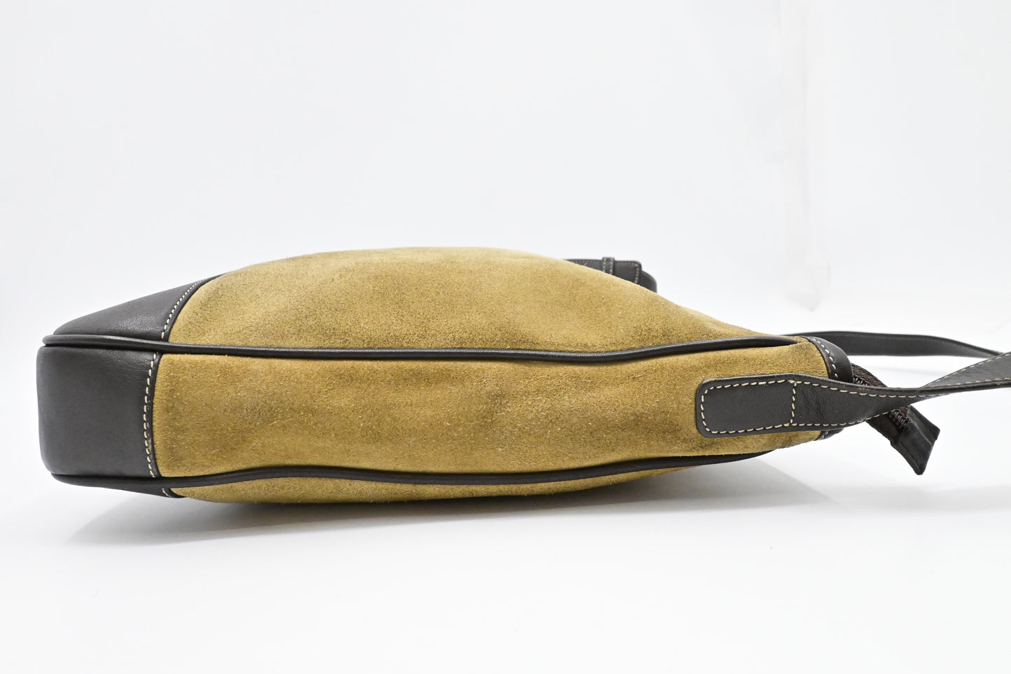 Loewe Crossbody in Brown Suede