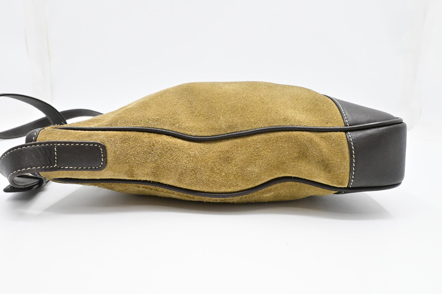 Loewe Crossbody in Brown Suede