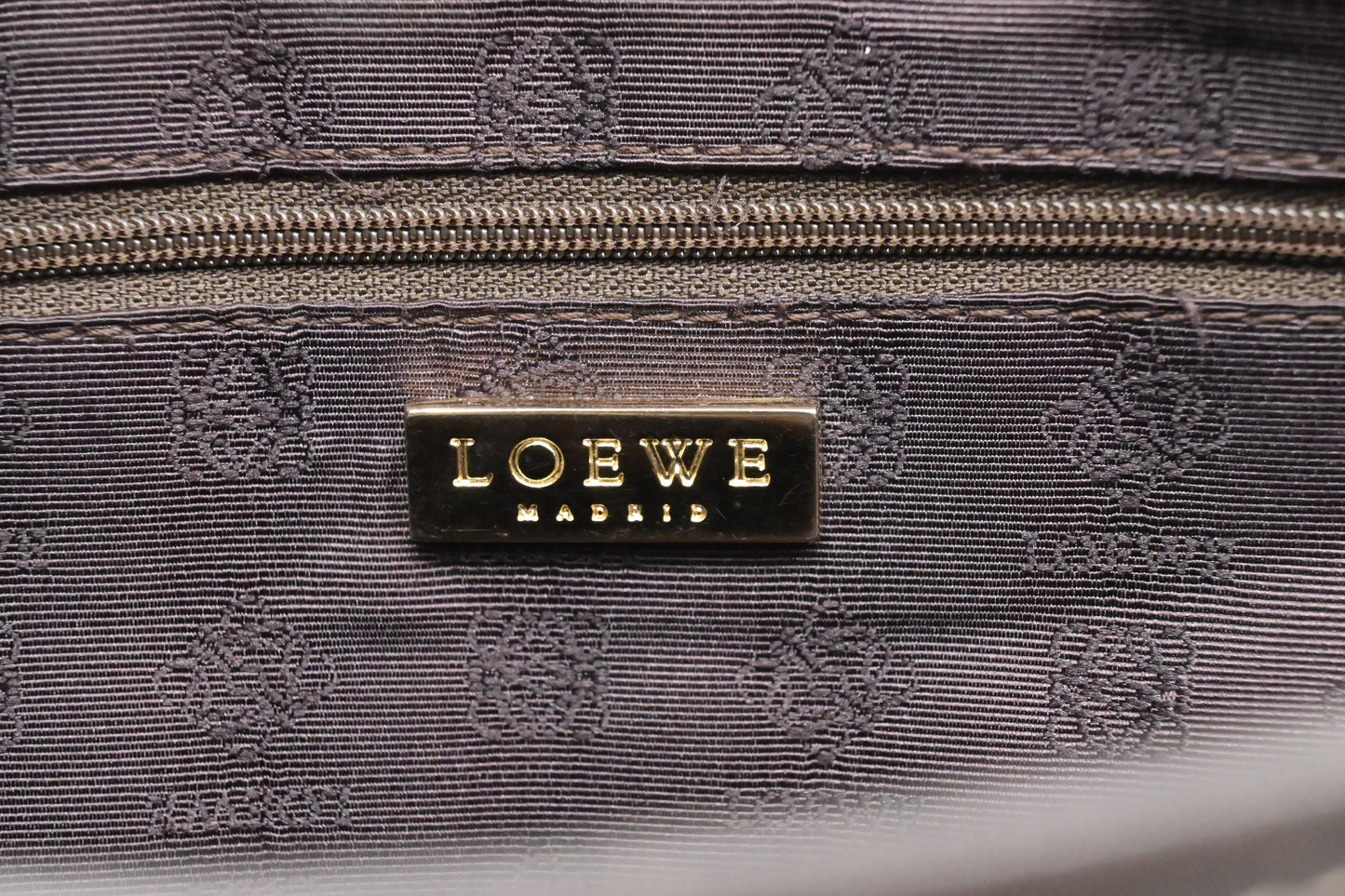 Loewe Crossbody in Brown Suede