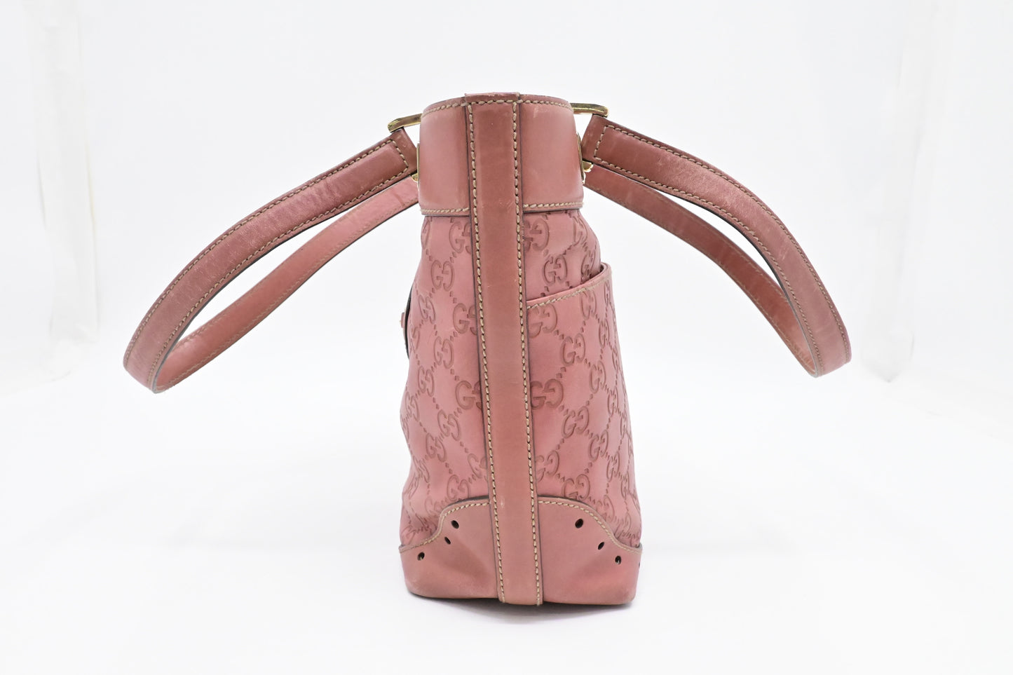 Gucci Hand Tote in Pink Guccissima Leather