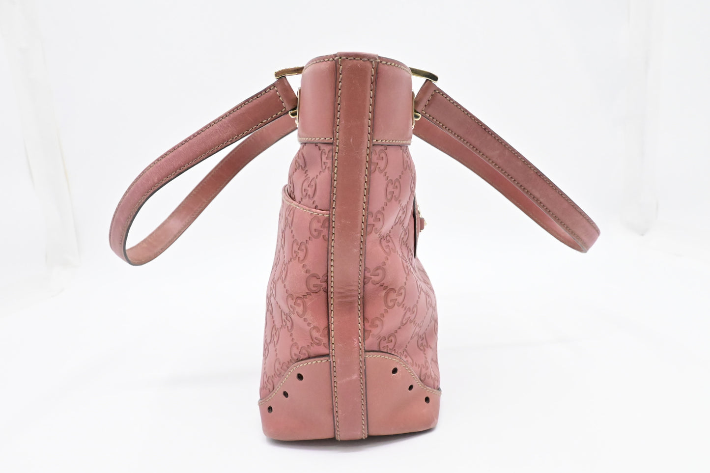Gucci Hand Tote in Pink Guccissima Leather