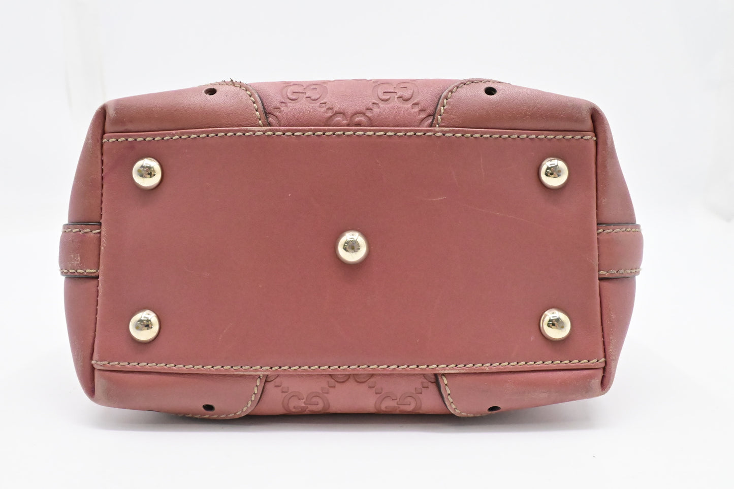 Gucci Hand Tote in Pink Guccissima Leather