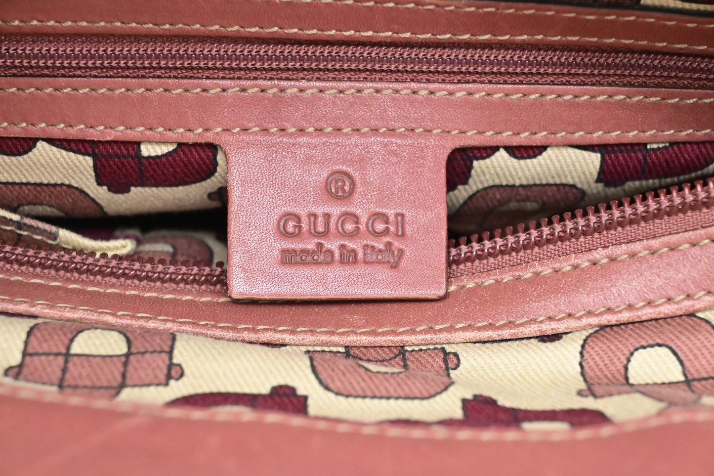Gucci Hand Tote in Pink Guccissima Leather