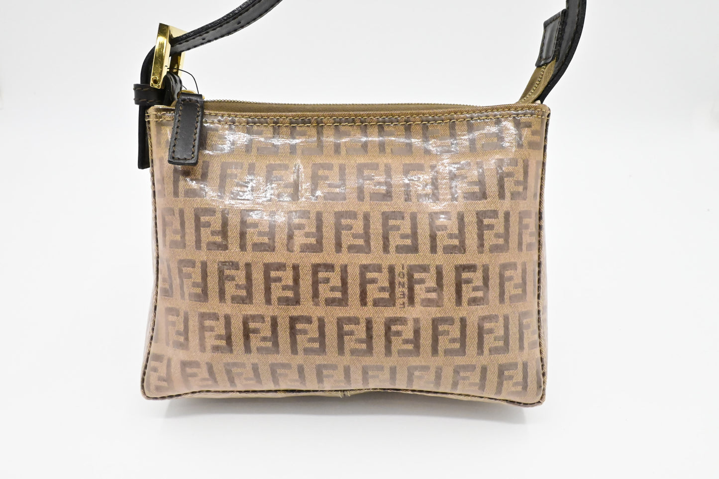 Fendi Pochette in Zucca Coated Canvas