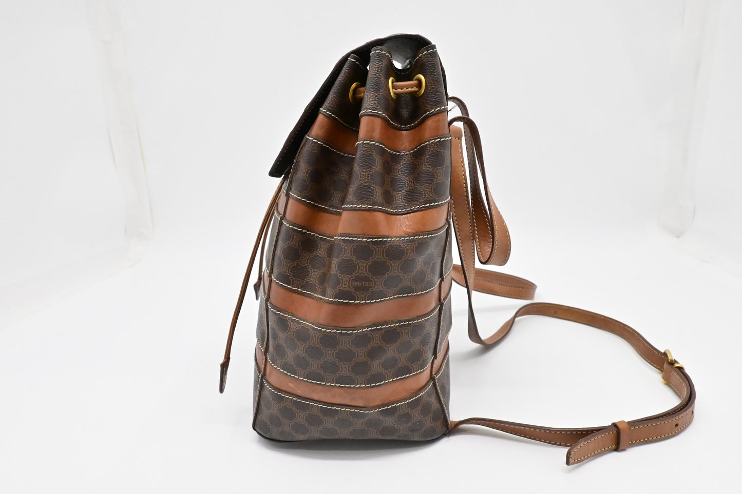 Celine Backpack in Macadam Canvas