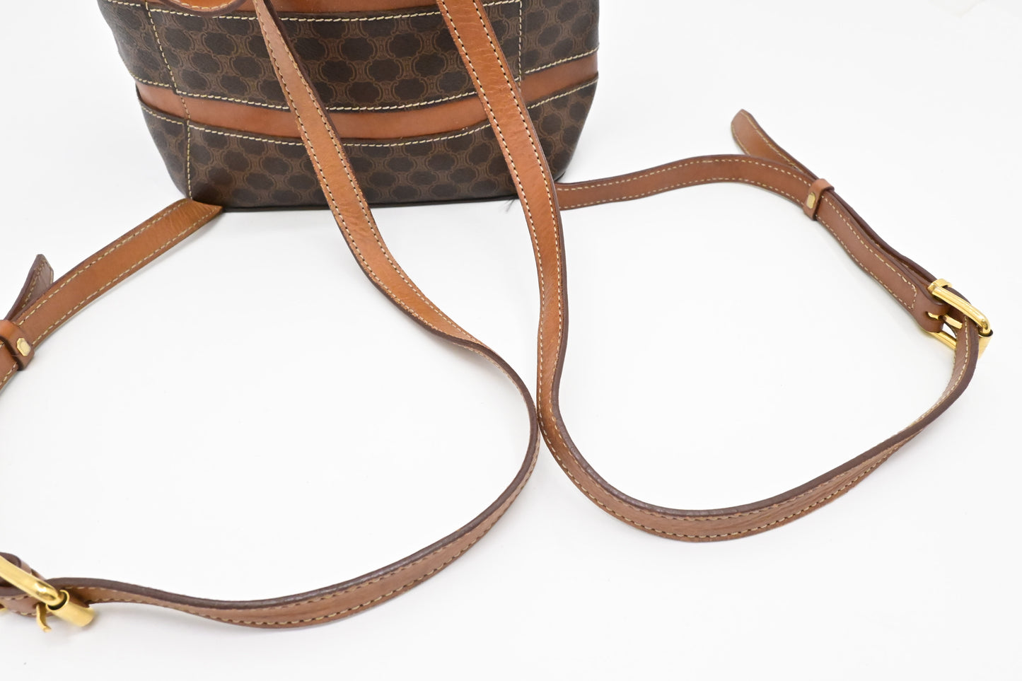 Celine Backpack in Macadam Canvas