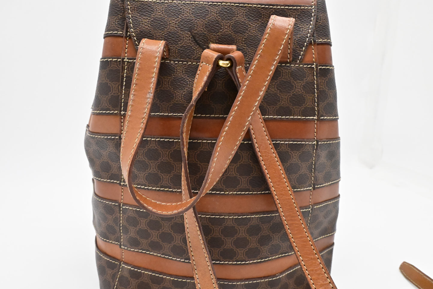 Celine Backpack in Macadam Canvas