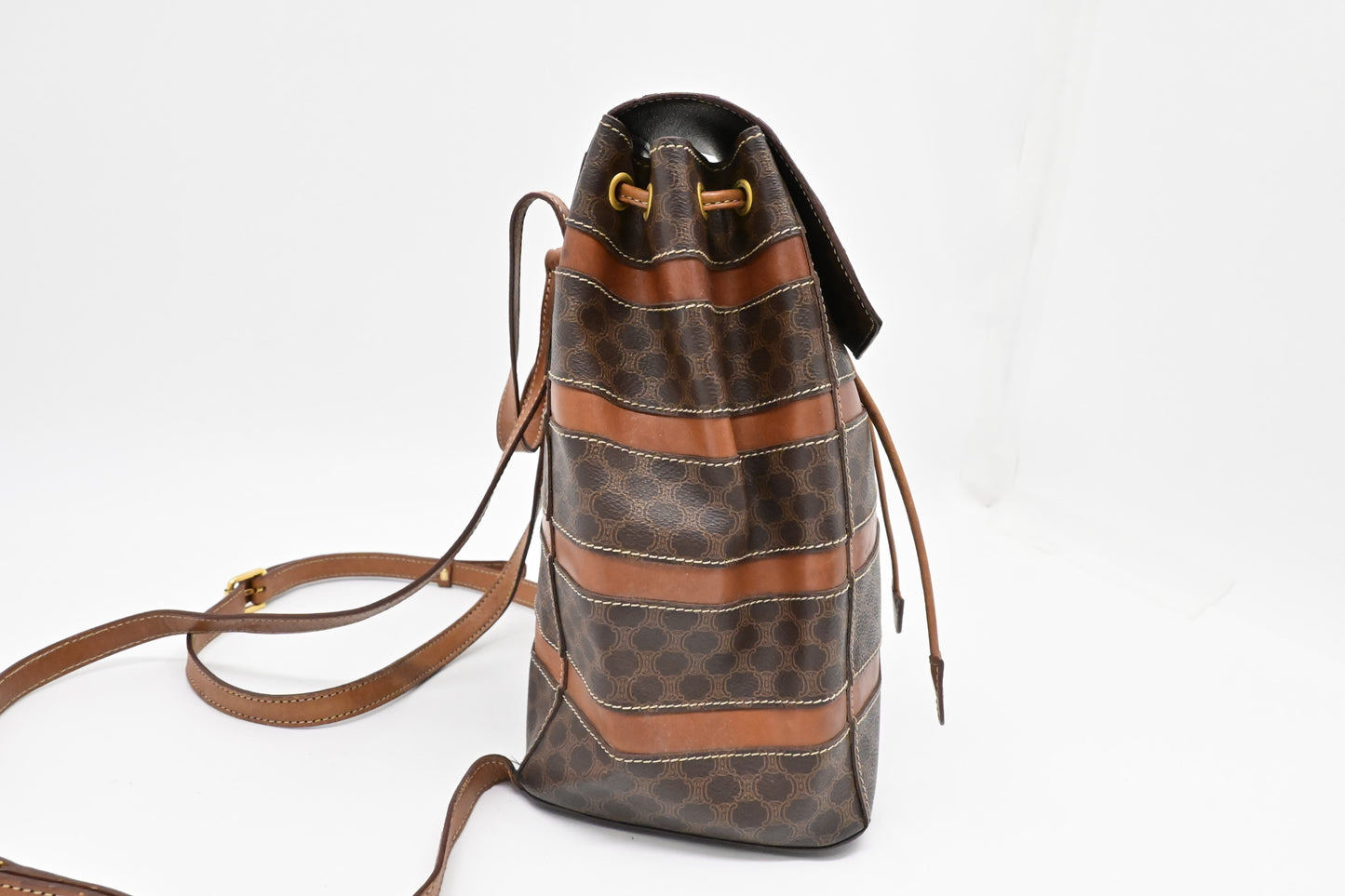 Celine Backpack in Macadam Canvas