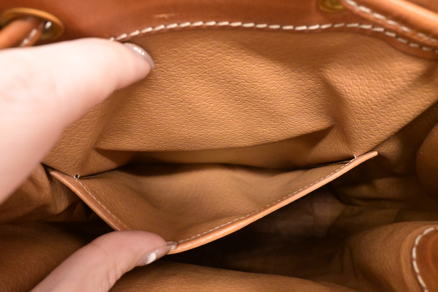 Celine Backpack in Macadam Canvas