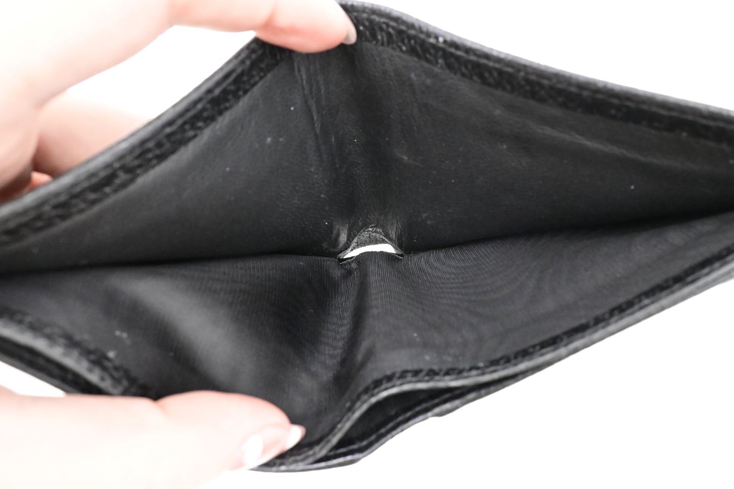 Gucci Compact Bifold Wallet in Black Canvas