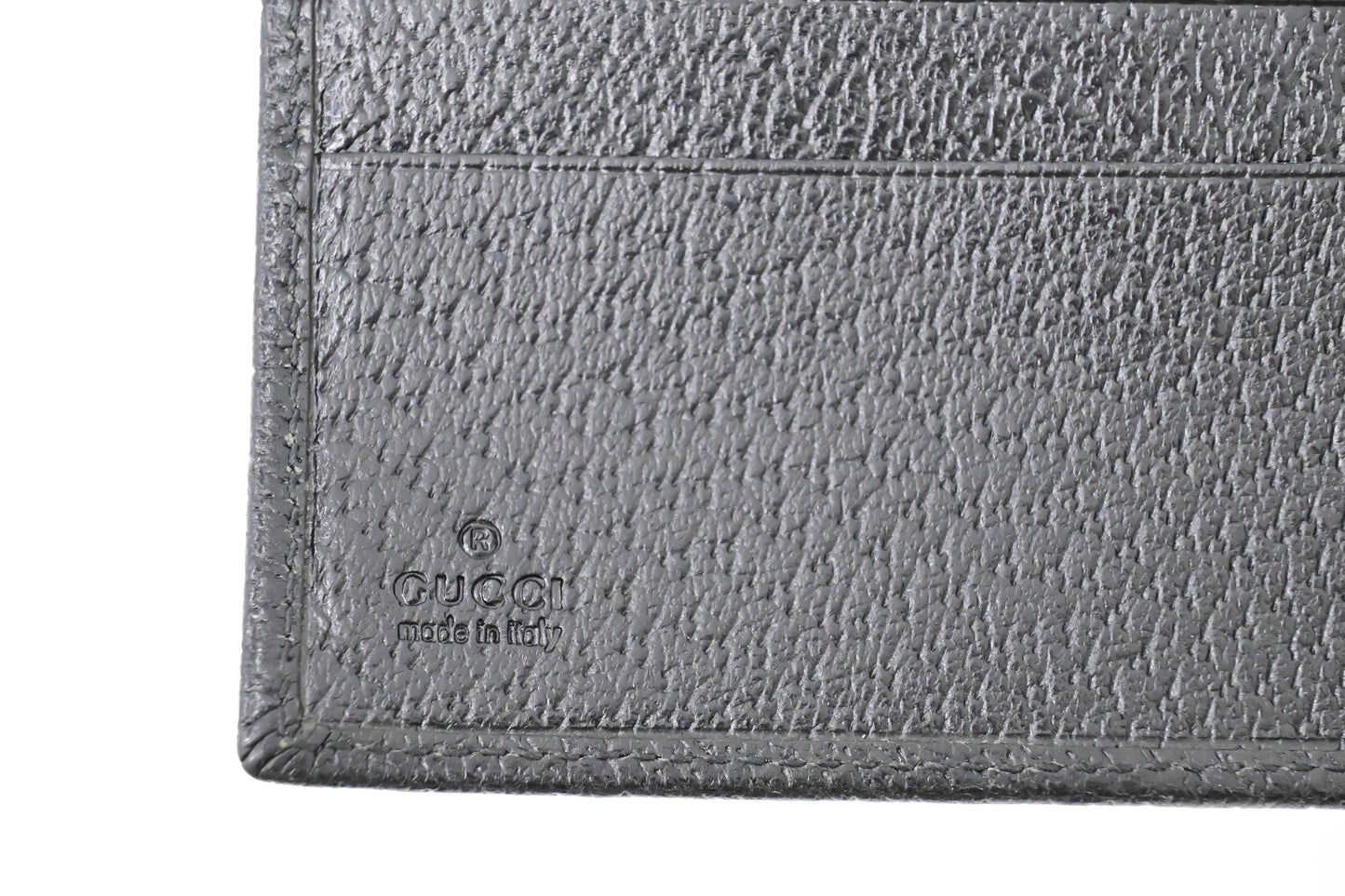 Gucci Compact Bifold Wallet in Black Canvas