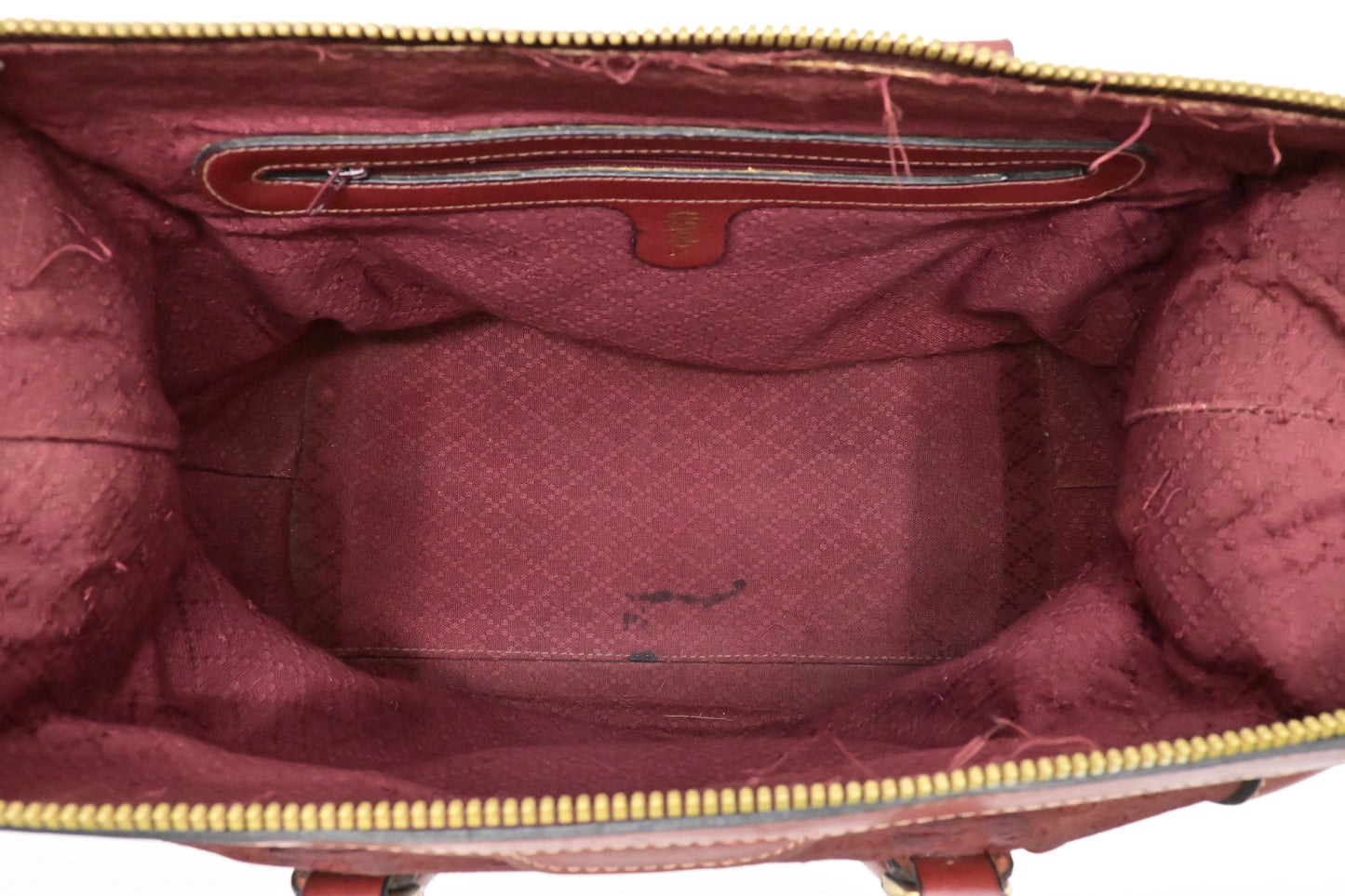 Gucci Boston Bag in Red Micro GG Canvas