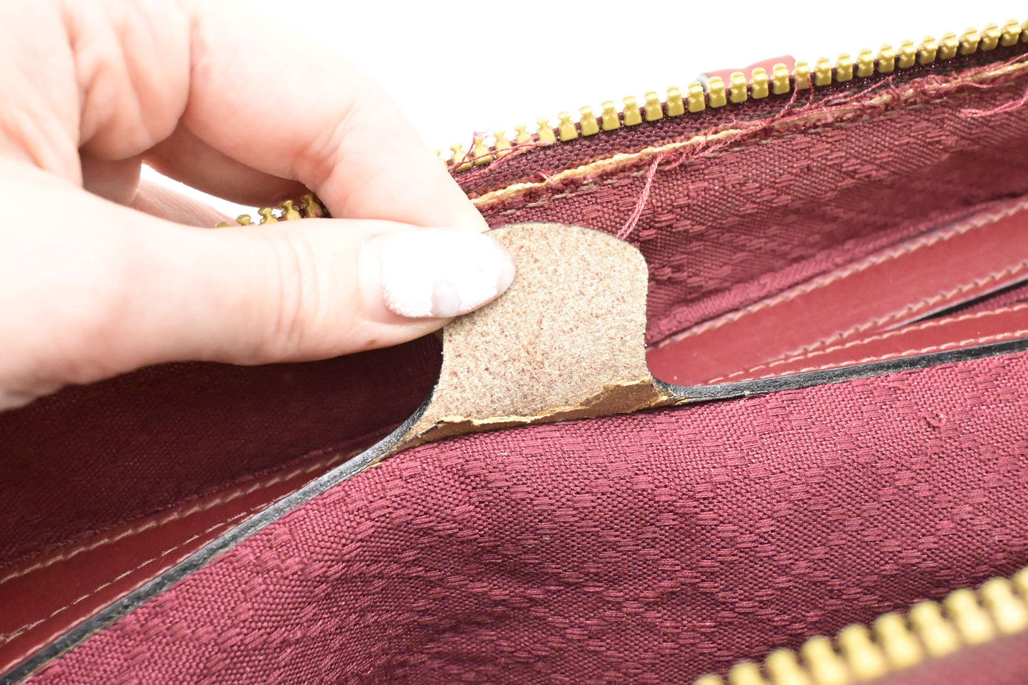 Gucci Boston Bag in Red Micro GG Canvas