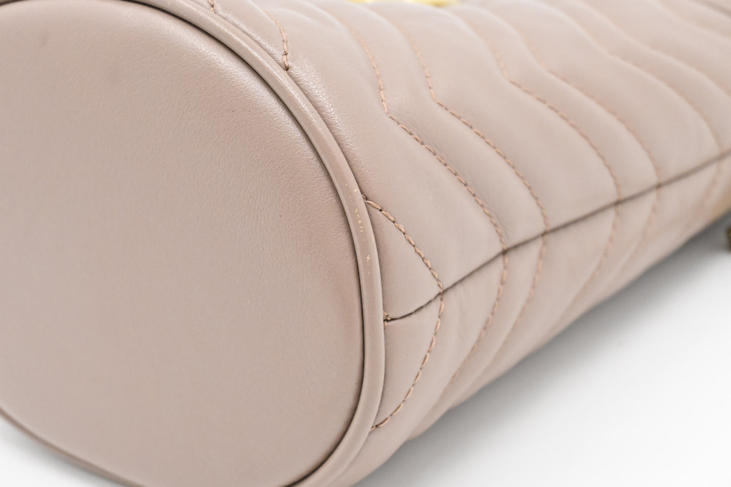 Gucci Mini Bucket Bag in Clay Quilted Leather