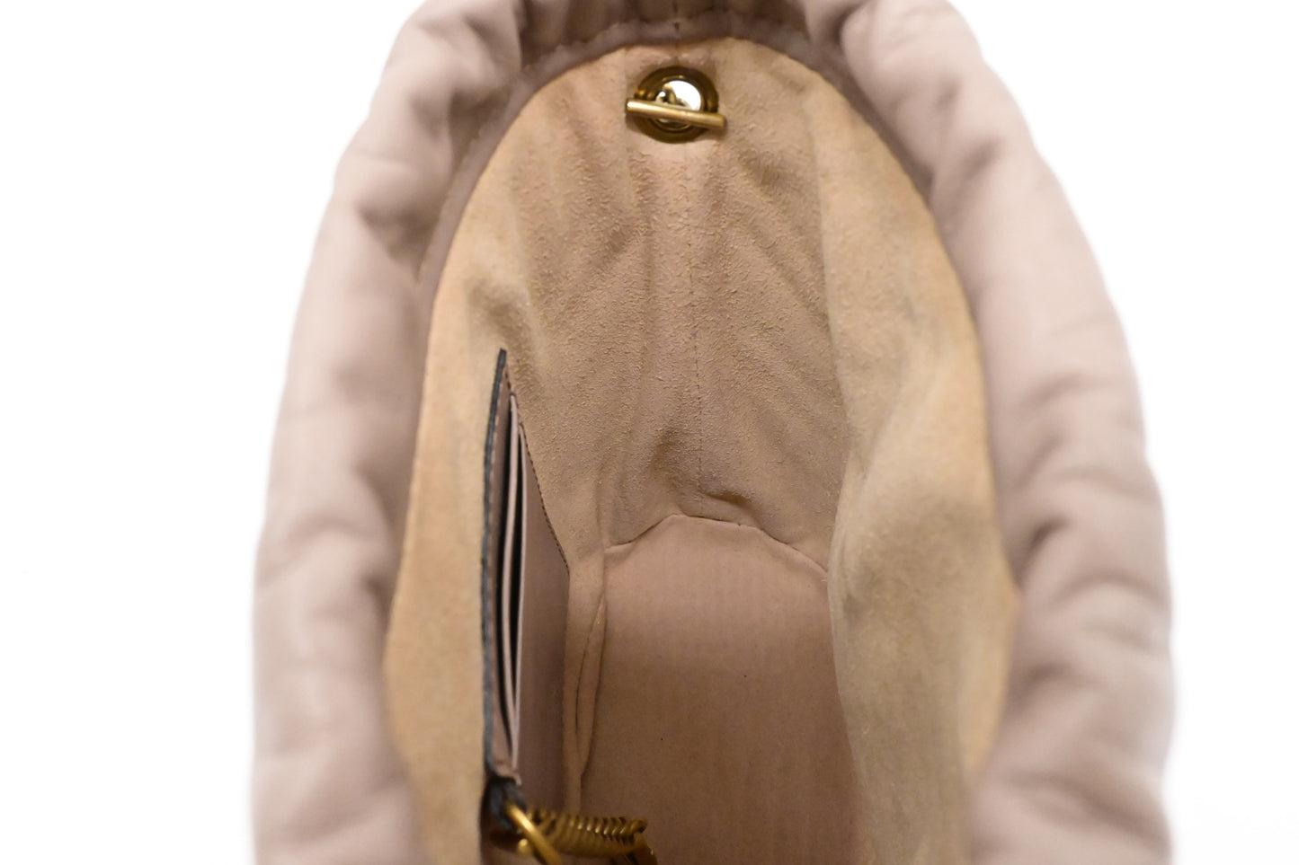 Gucci Mini Bucket Bag in Clay Quilted Leather